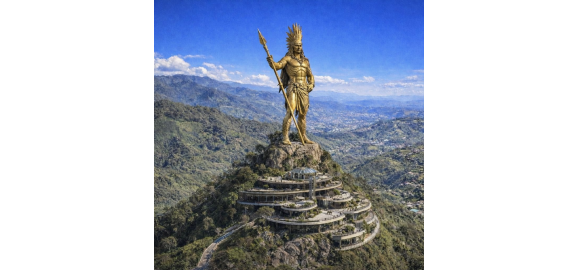 Empresario Johan Galvis plantea monumento al cacique Calarcá como eje de desarrollo turístico